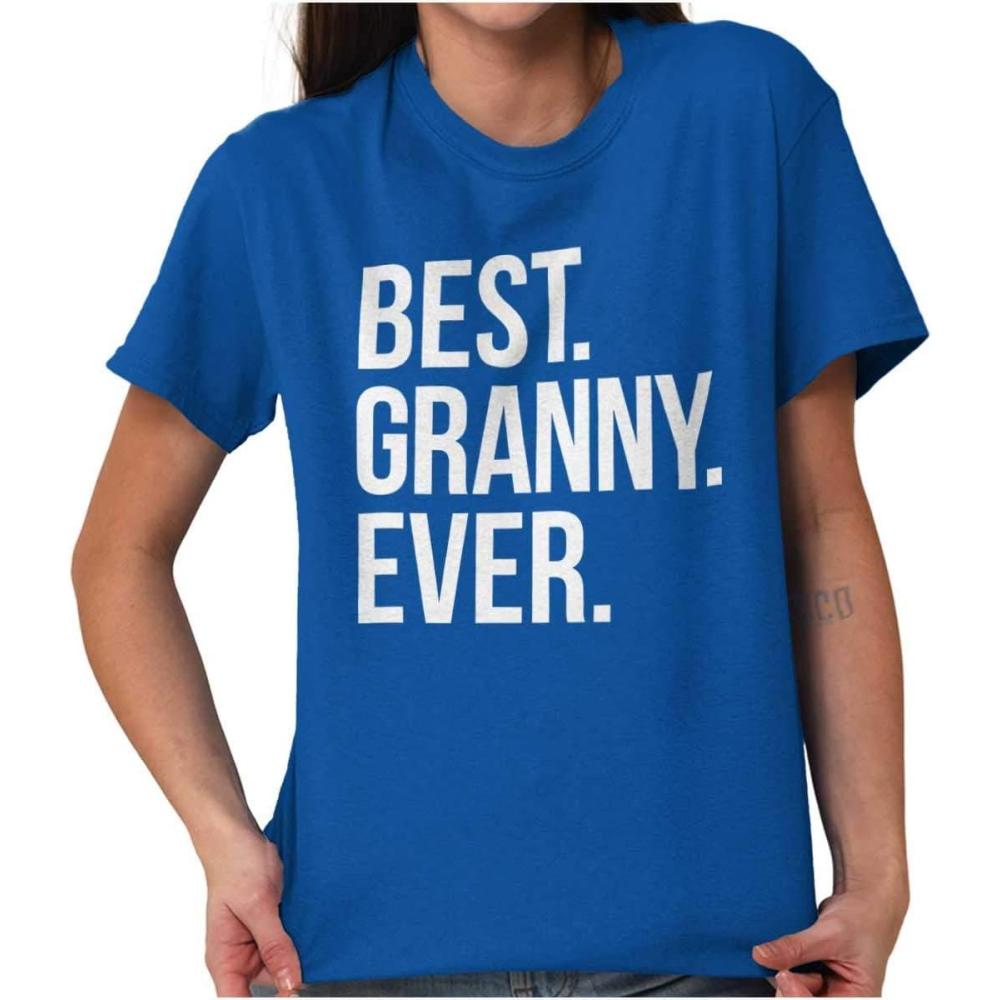 imageBest Granny Ever Grandma Grams Mother Womens Graphic T Shirt TeesRoyal