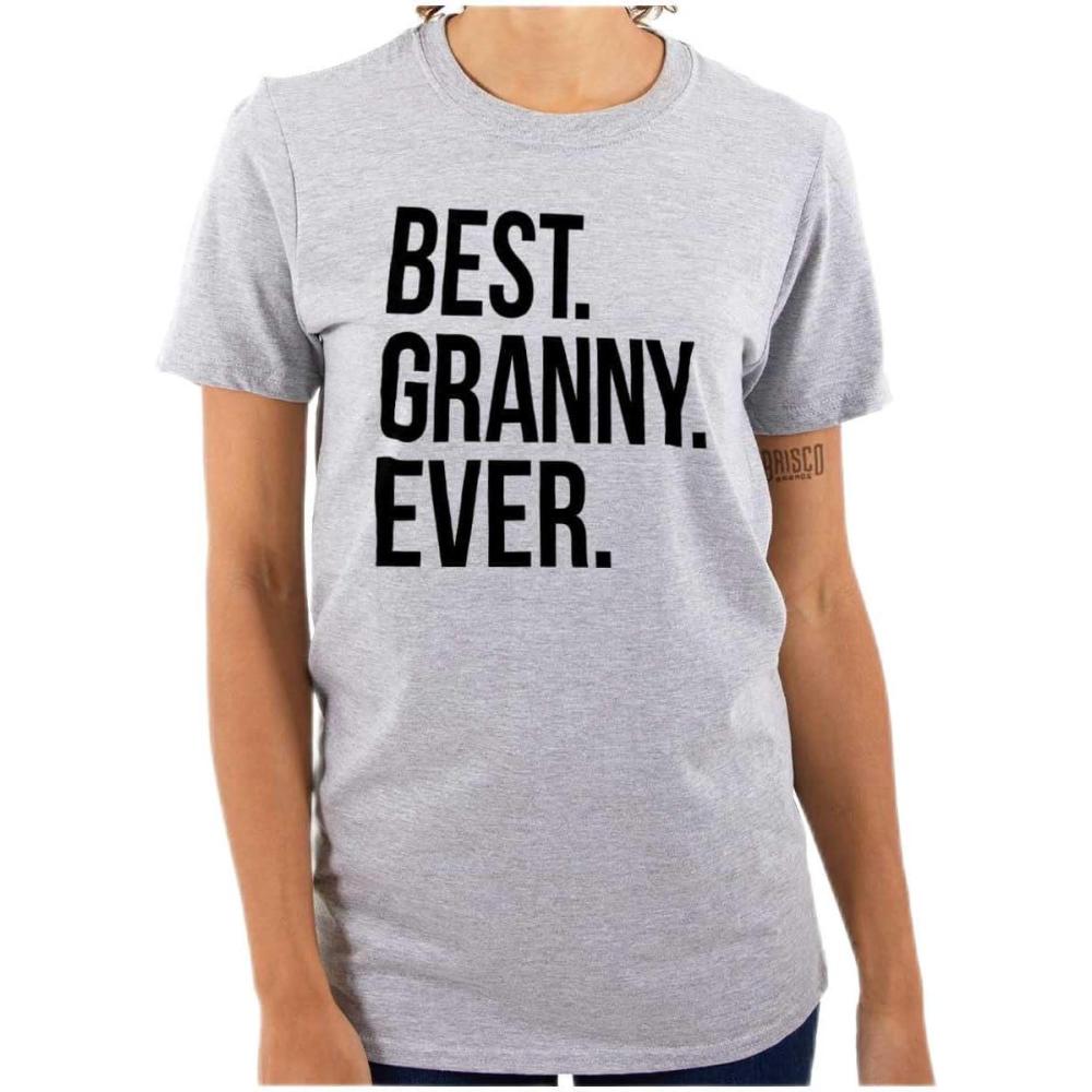 imageBest Granny Ever Grandma Grams Mother Womens Graphic T Shirt TeesSport Grey