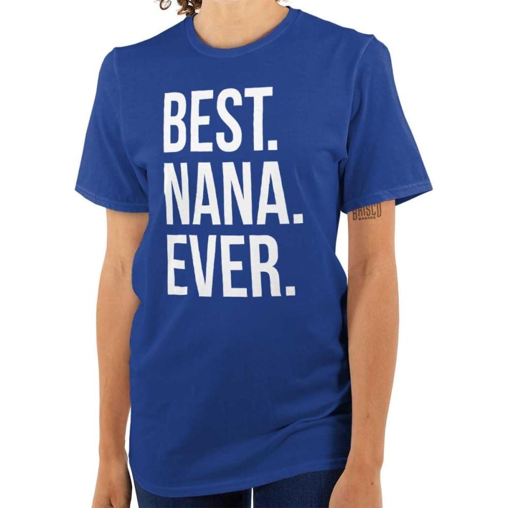 imageBest Nana Ever Grandmother Grandma Womens Graphic T Shirt TeesRoyal