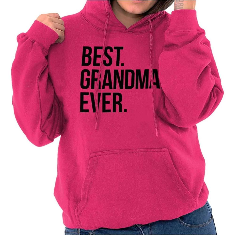 imageBrisco Brands Best Grandma Ever Nanna Gigi Nan Cute Hoodie Sweatshirt WomenHeliconia
