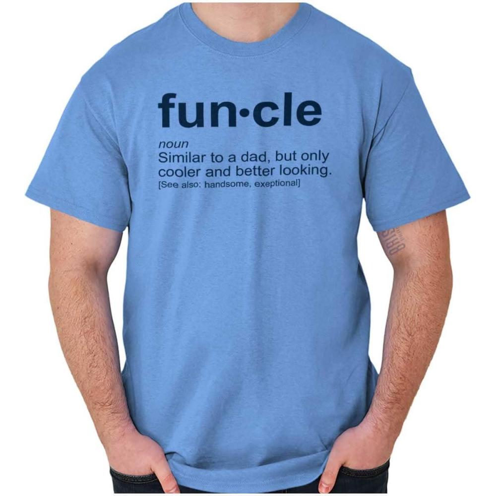 imageBrisco Brands Funcle Fun Uncle Definition Cool Mens Graphic T Shirt TeesCarolina Blue