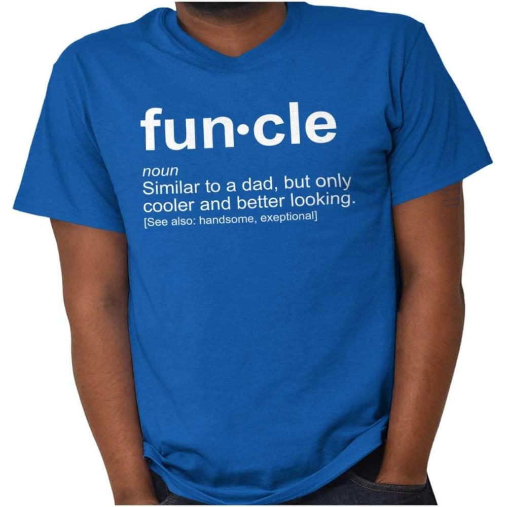 imageBrisco Brands Funcle Fun Uncle Definition Cool Mens Graphic T Shirt TeesRoyal