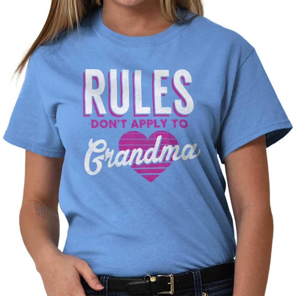 imageFunny Cute Grandma Grandmother Gigi Womens Graphic T Shirt TeesCarolina Blue