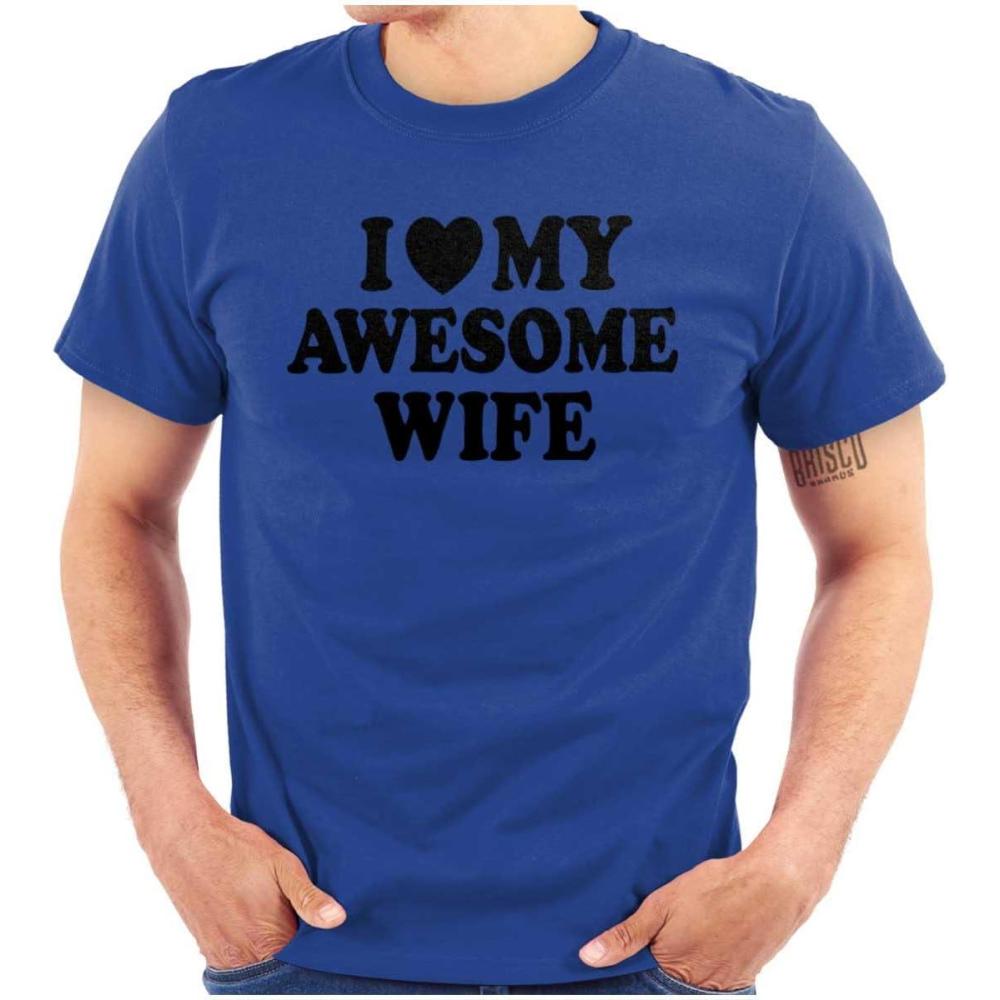 imageI Love My Awesome Wife Cute Husband Mens Graphic T Shirt TeesRoyal