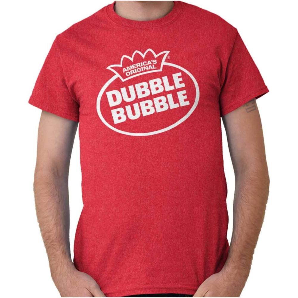 imageOriginal Dubble Bubble Brand Logo Graphic T Shirt Men or WomenHeather Red