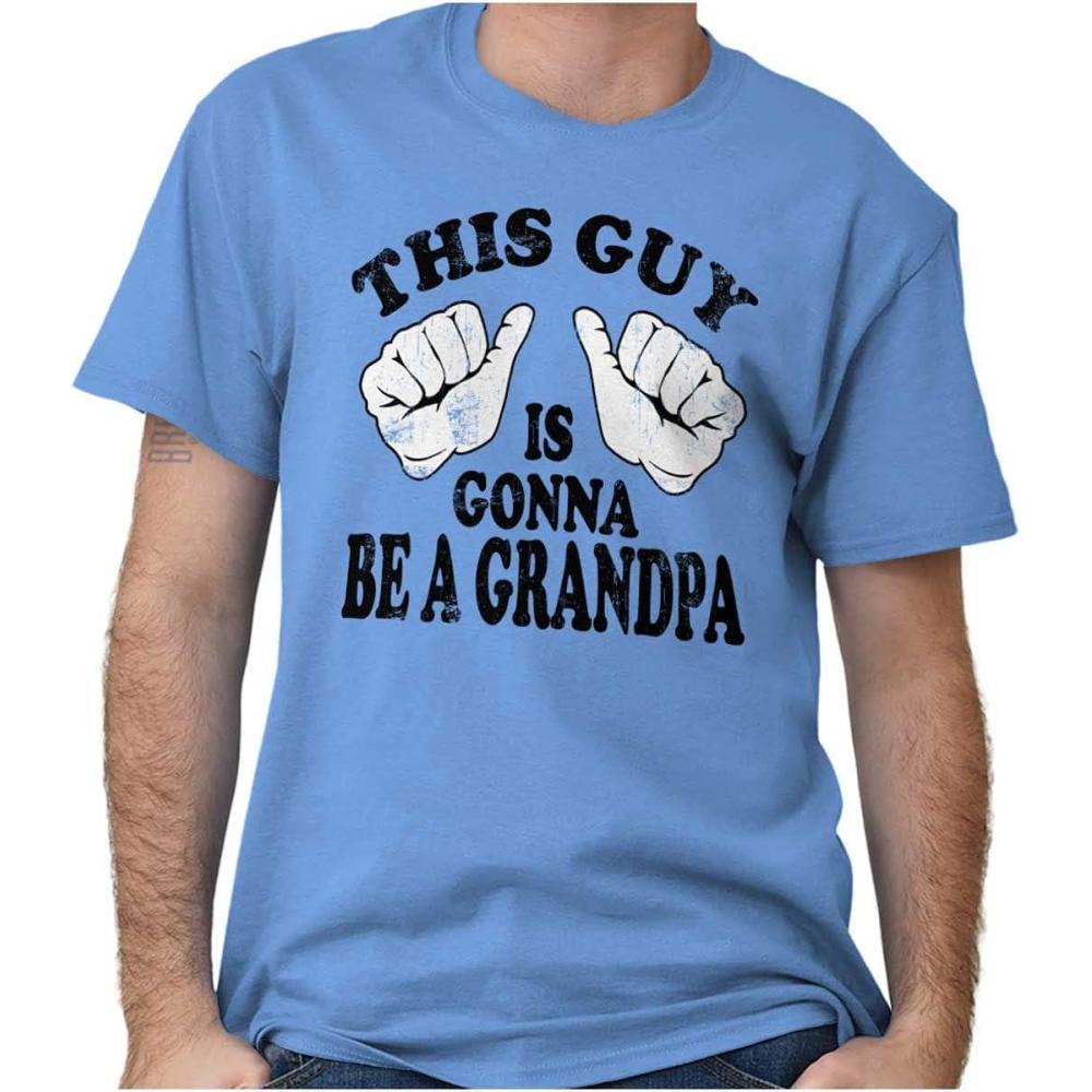 imageThis Guy Grandpa Baby Announcement Mens Graphic T Shirt TeesCarolina Blue