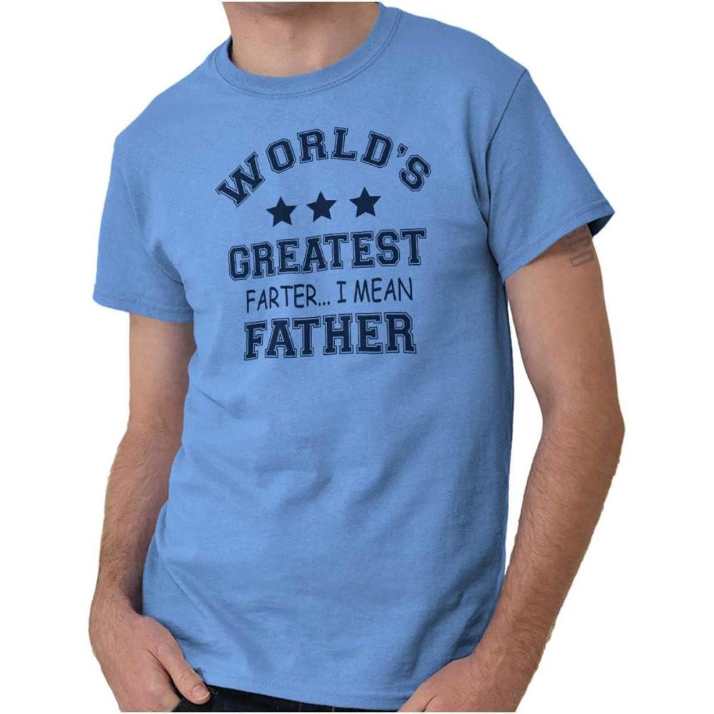 imageWorlds Greatest Farter Father Funny Mens Graphic T Shirt TeesCarolina Blue