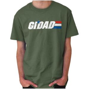GI Dad Military Novelty Father’s Day Mens Graphic T Shirt Tees(Military Green)