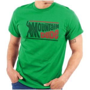 Mountain Dude Monster in The Woods Graphic T Shirt Men or Women(Irish Green)