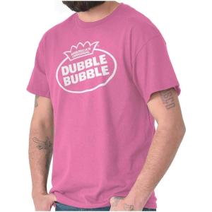 Original Dubble Bubble Brand Logo Graphic T Shirt Men or Women(Azalea)