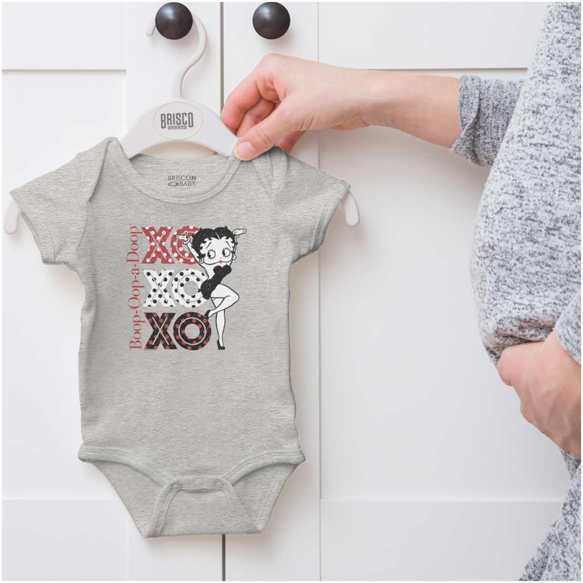 imageBrisco Brands Betty Boop Cute Adorable Baby Bodysuit Jumper GirlsHeather