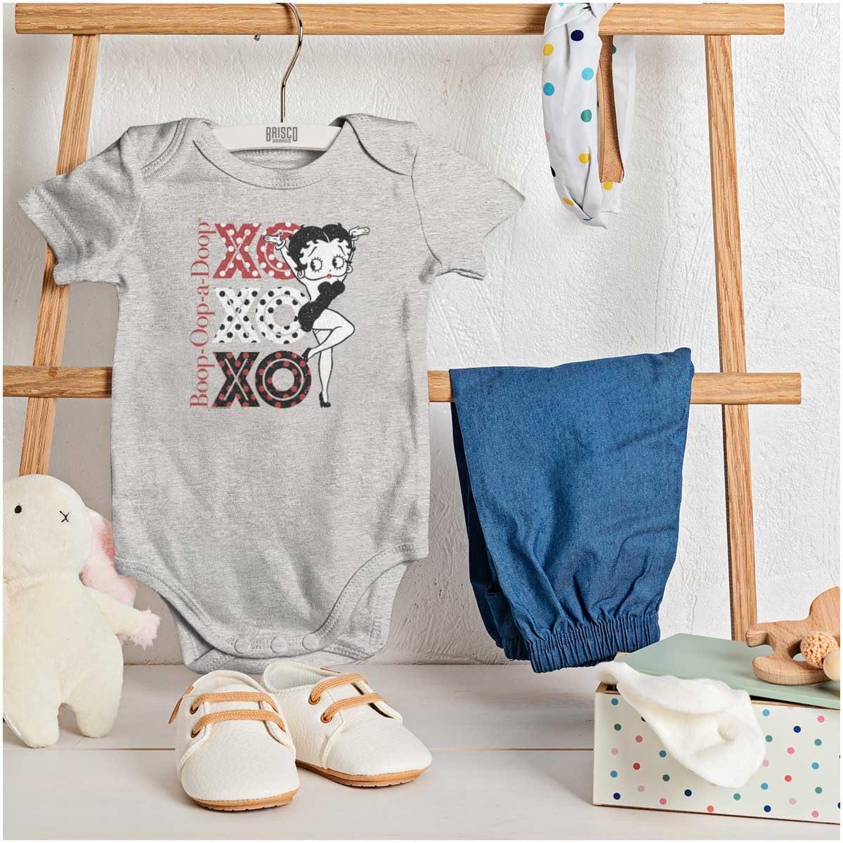 imageBrisco Brands Betty Boop Cute Adorable Baby Bodysuit Jumper GirlsHeather