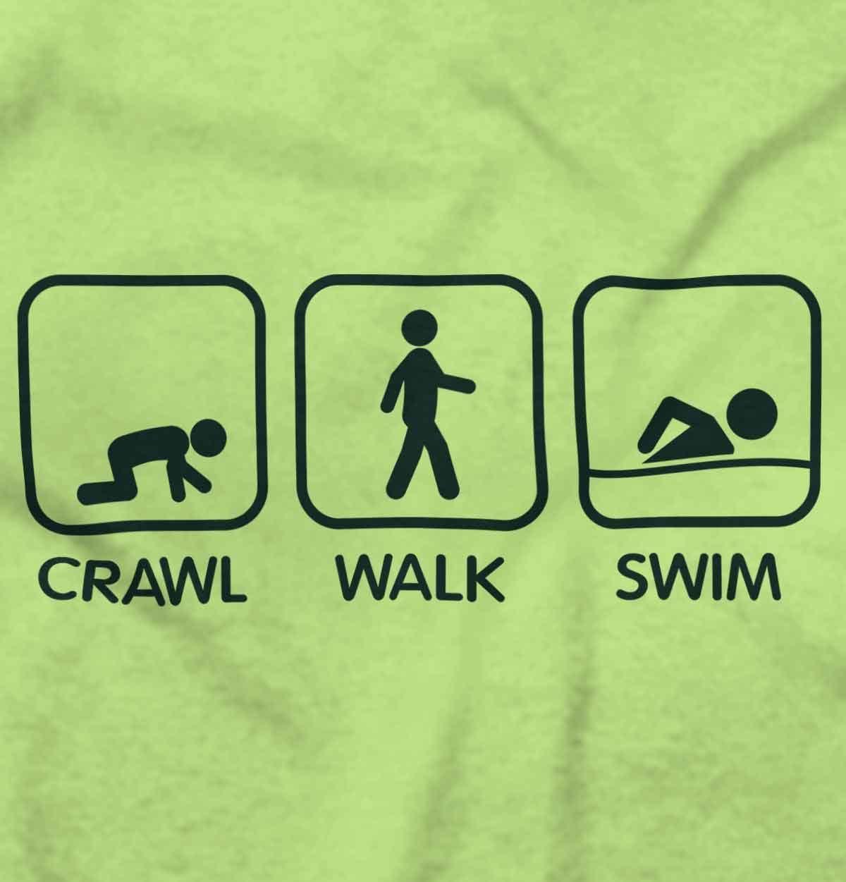 imageBrisco Brands Crawl Walk Swim Athletic Baby Romper Boys or GirlsKey Lime