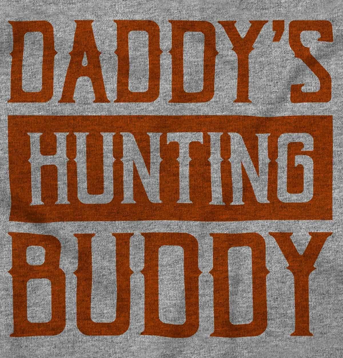 imageBrisco Brands Daddys Hunting Buddy Hunters Kiddo Baby Romper Boys or GirlsHeather