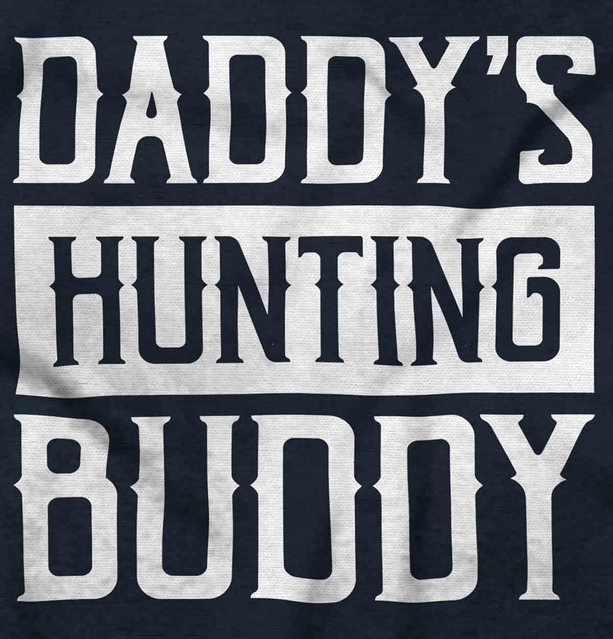 imageBrisco Brands Daddys Hunting Buddy Hunters Kiddo Baby Romper Boys or GirlsNavy