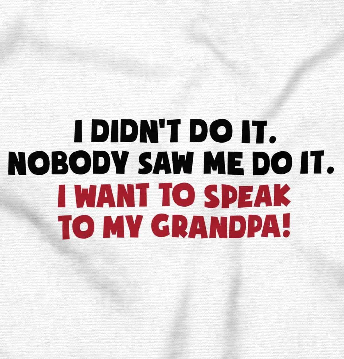 imageBrisco Brands Funny Spoiled Grandchild Love Grandpa Baby Romper Boys or GirlsWhite