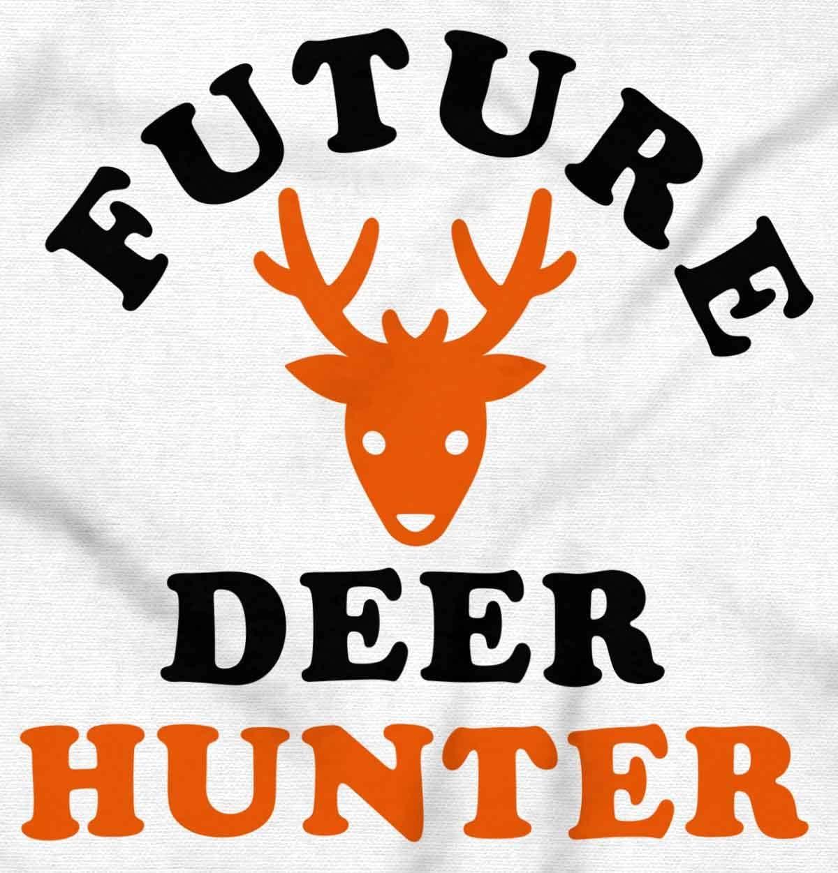 imageBrisco Brands Future Deer Hunter Buck Hunting Baby Bodysuit Jumper BoysWhite