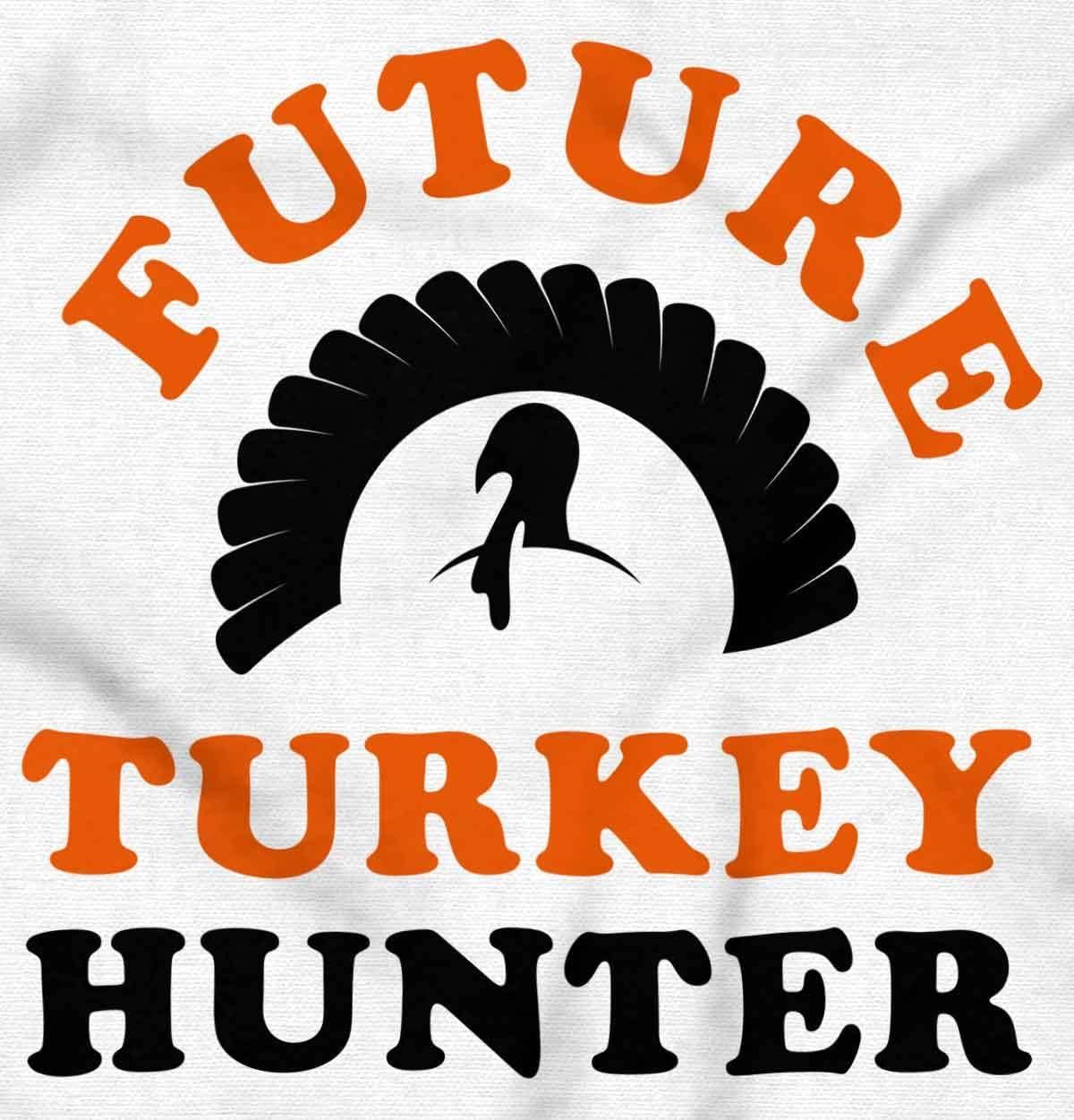imageBrisco Brands Future Hunter Cute Hunting Family Baby Romper Boys or GirlsWhite