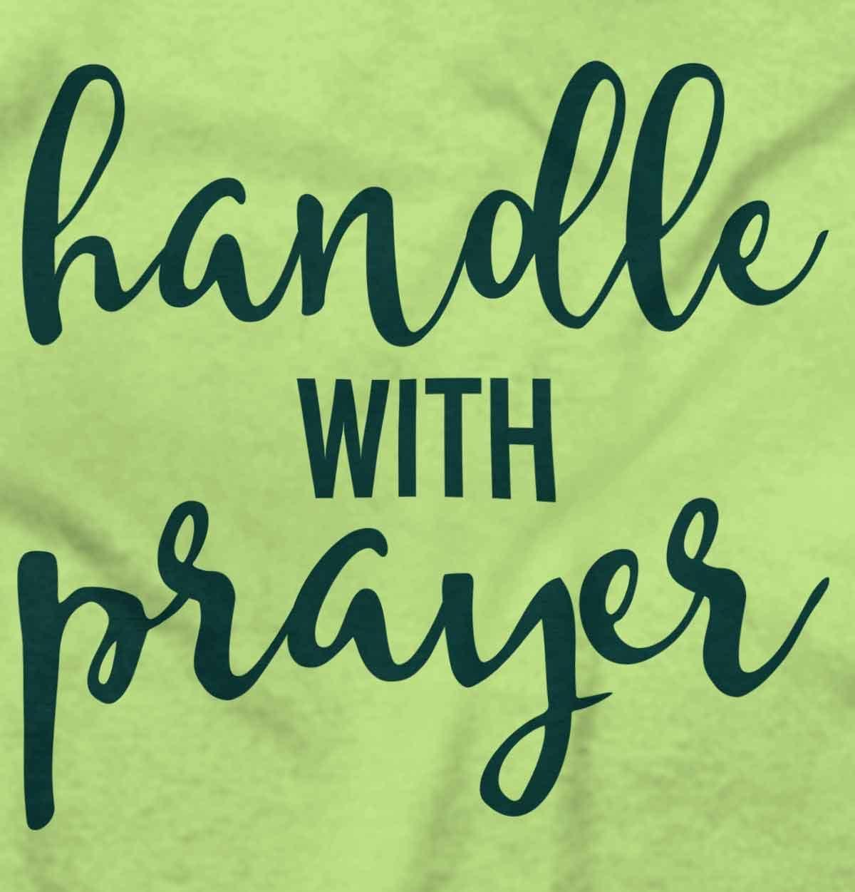 imageBrisco Brands Handle Prayer Christian Religious Baby Bodysuit Jumper GirlsKey Lime