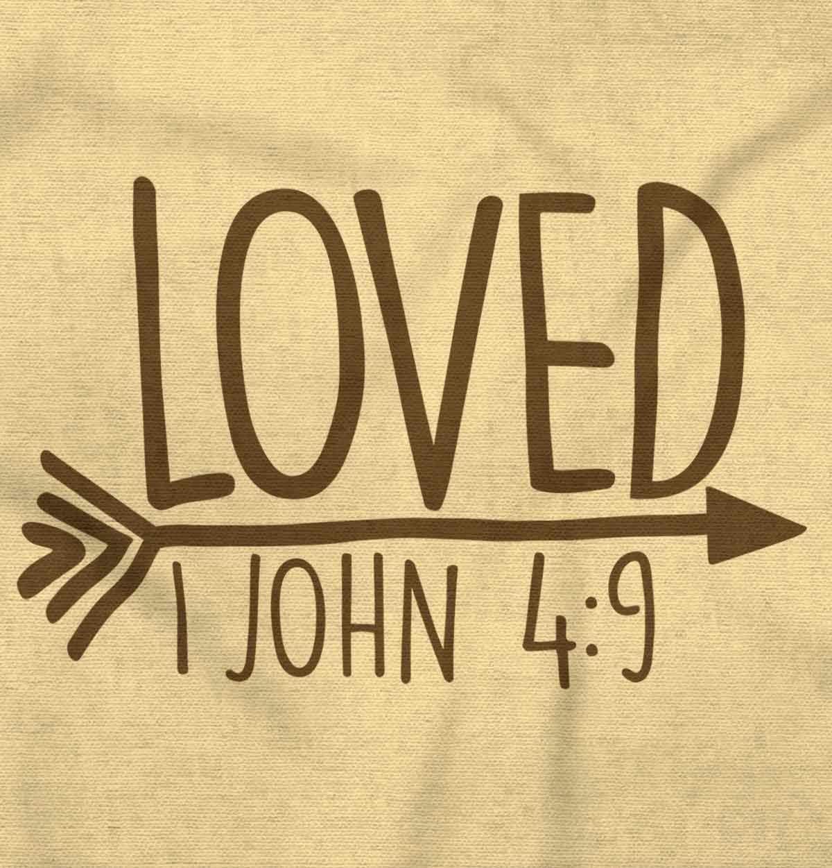 imageBrisco Brands Loved John 49 Christian Arrow Baby Bodysuit Jumper GirlsBanana