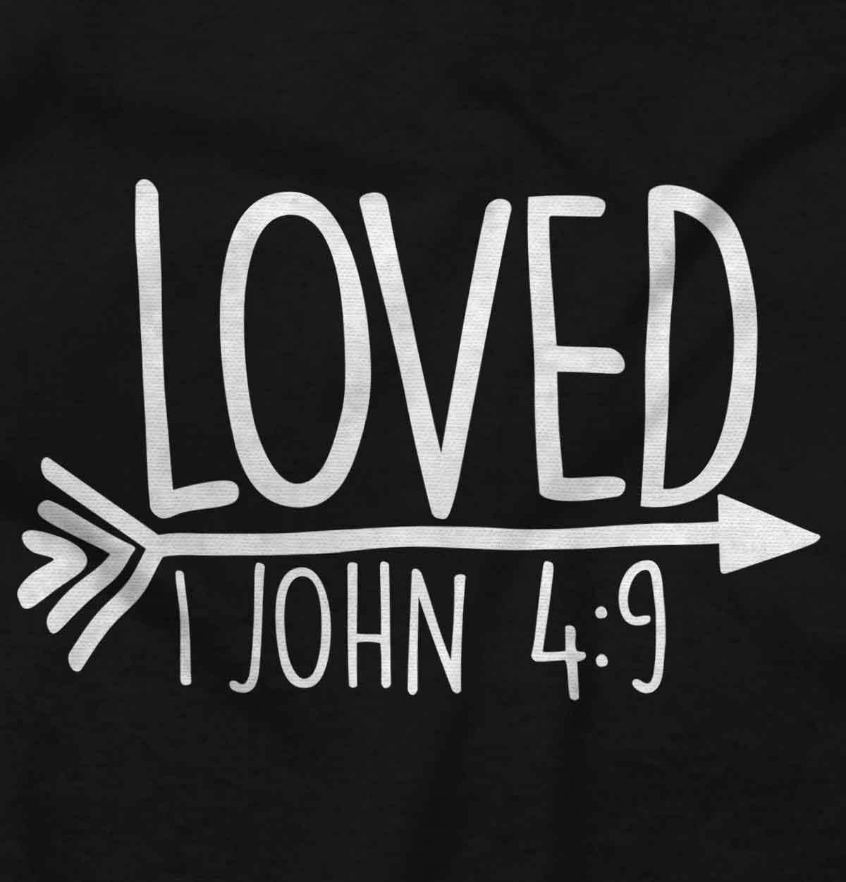 imageBrisco Brands Loved John 49 Christian Arrow Baby Bodysuit Jumper GirlsBlack