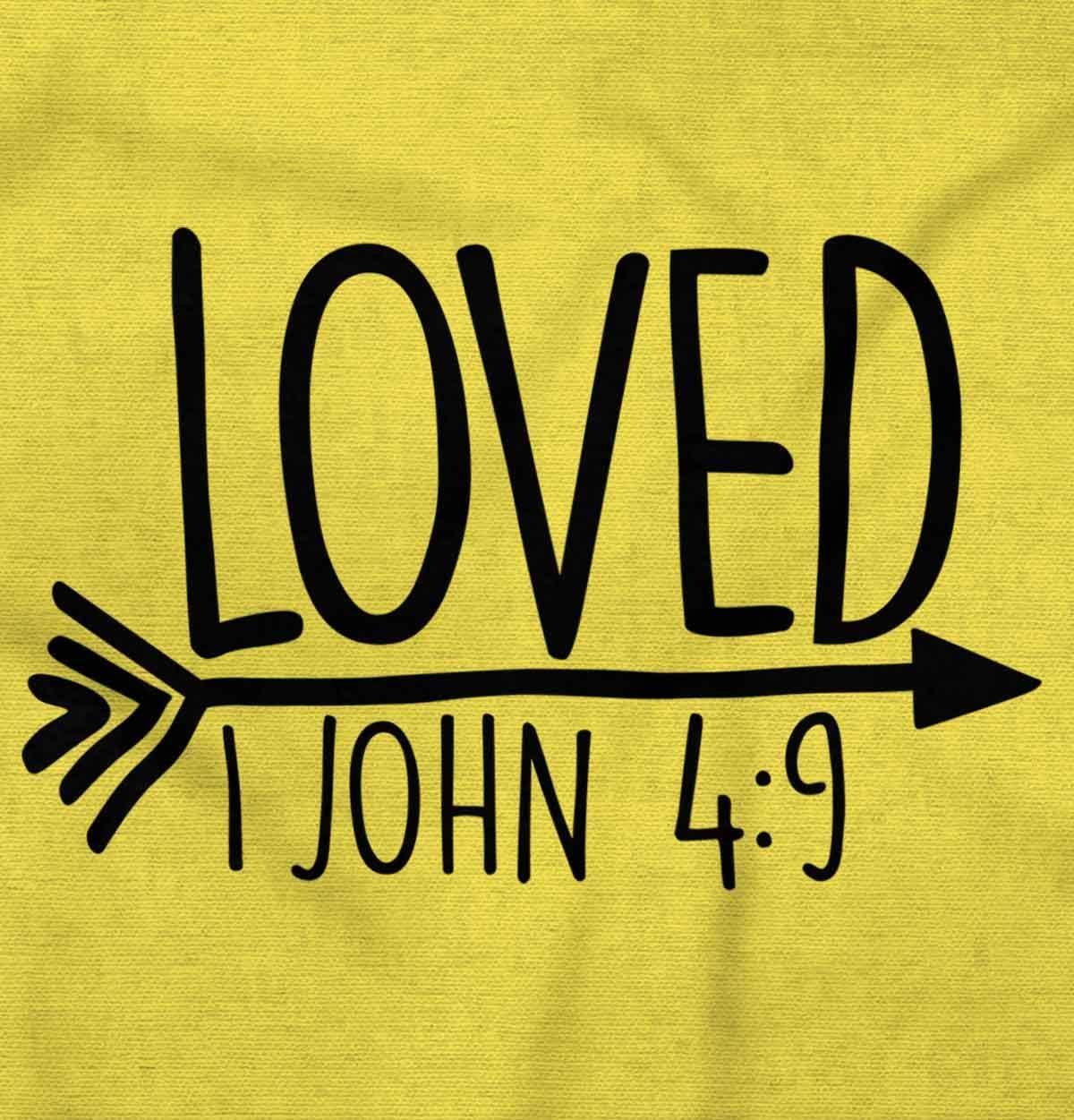 imageBrisco Brands Loved John 49 Christian Arrow Baby Bodysuit Jumper GirlsZest