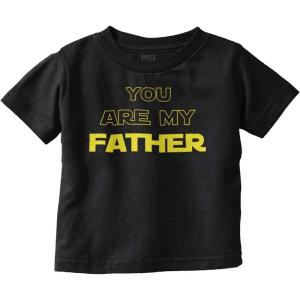 You are My Father Dark Galaxy Nerd Toddler Boy Girl T Shirt(Black)