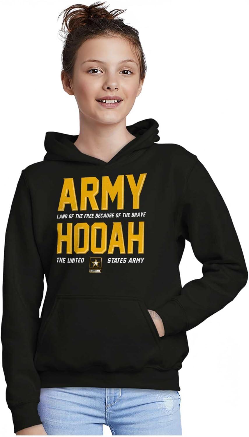 imageBrisco Brands US Army Land of the Free Pride Youth Hoodie Boy Girl