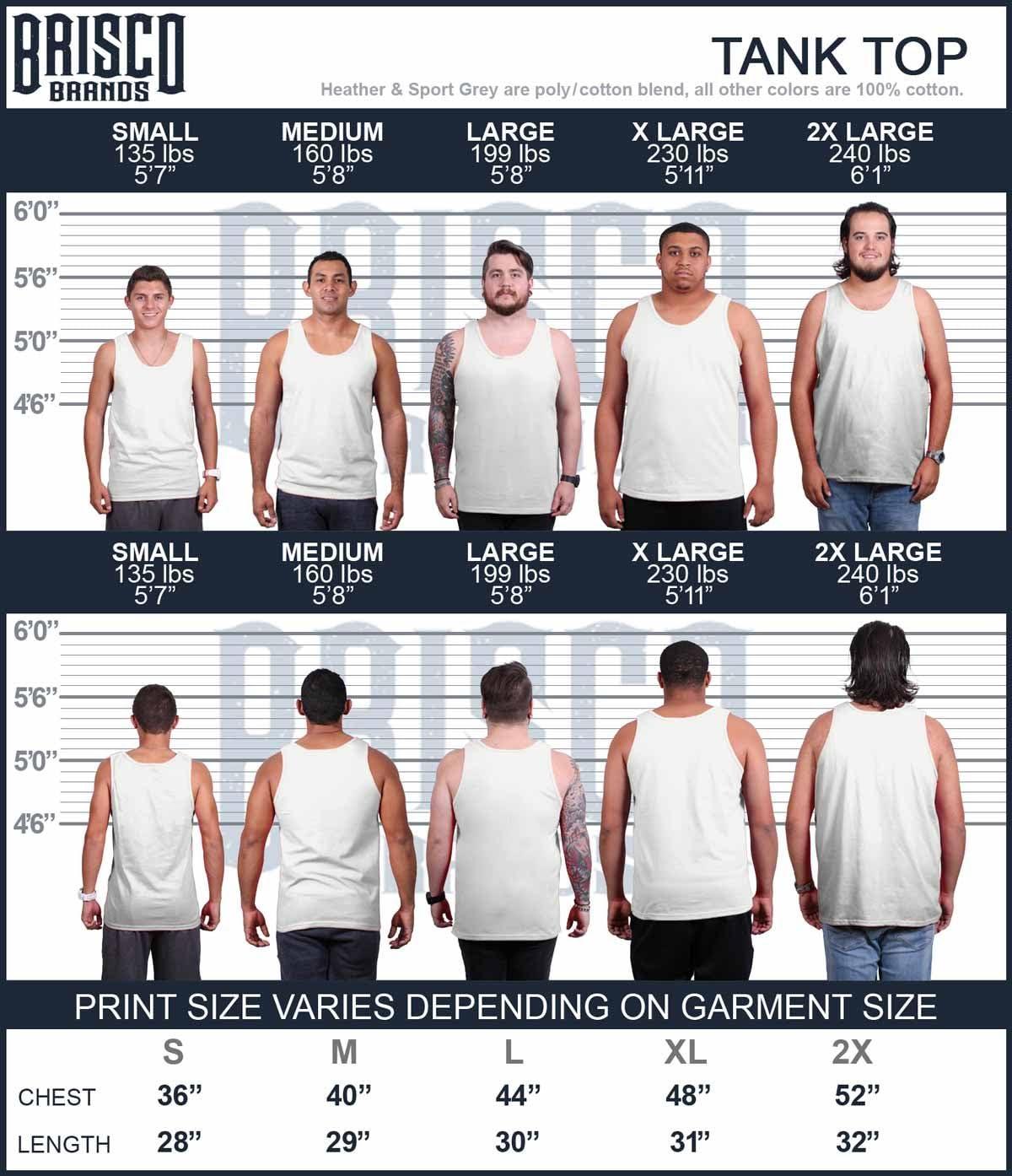 imageBrisco Brands US Army My Wife Defending Freedom Tank Top T Shirts Men WomenWhite