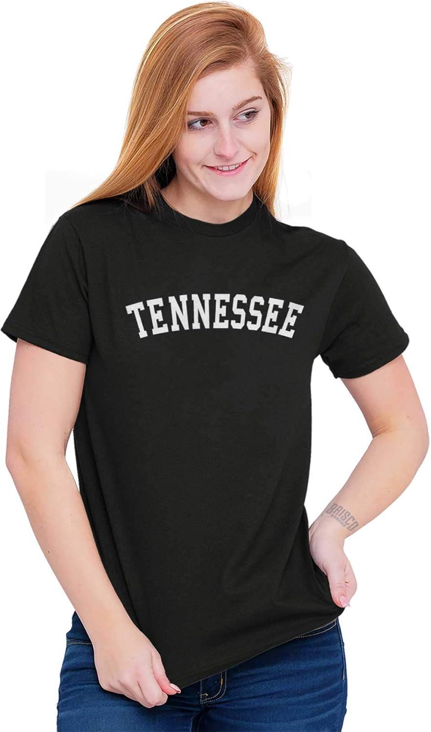 imageTennessee Simple Traditional Classic Graphic T Shirt Men or WomenBlack