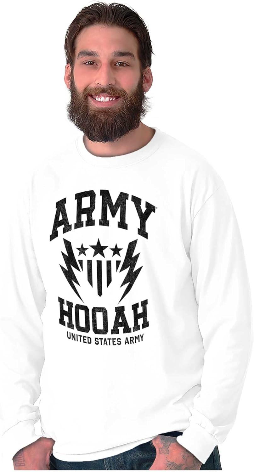 imageUS Army Soldier Veteran Pride Long Sleeve Tshirt Men WomenWhite
