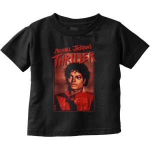 Michael Jackson Thriller Music Video Toddler Baby Graphic T Shirt(Black)