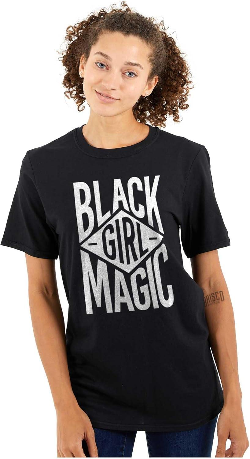 imageBlack Girl Magic Melanin Queen Womens Graphic T Shirt TeesBlack