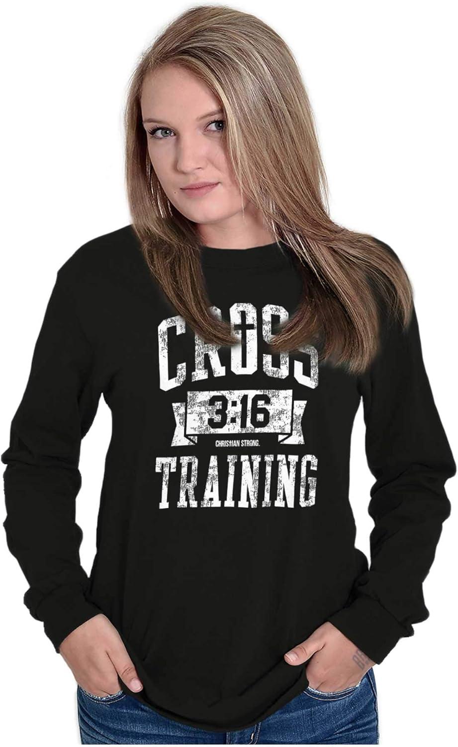 imageBrisco Brands Cross Training 316 Christian Long Sleeve Tshirt Men WomenBlack