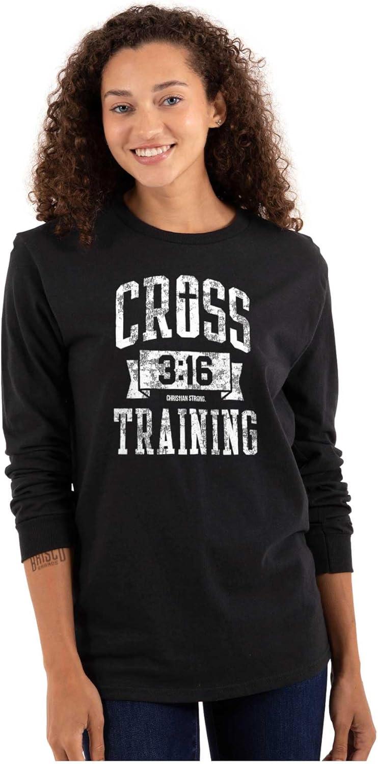 imageBrisco Brands Cross Training 316 Christian Long Sleeve Tshirt Men WomenBlack