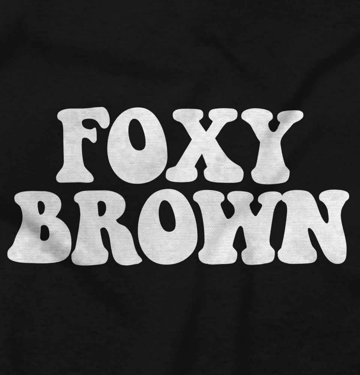 imageBrisco Brands Foxy Brown Cute Retro Black Pride Womens Graphic T Shirt TeesBlack