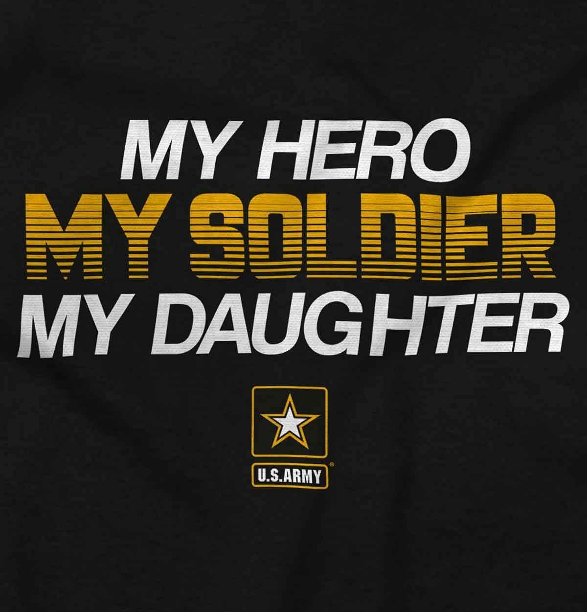 imageBrisco Brands US Army My Daughter Soldier Hero Hoodie Sweatshirt Women MenBlack