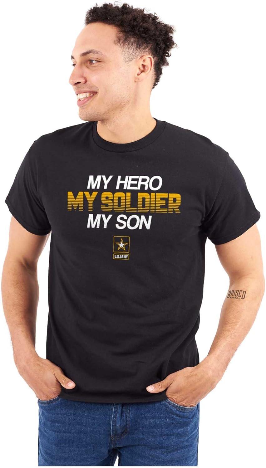 imageUS Army My Son Soldier Hero Graphic T Shirt Men or WomenBlack