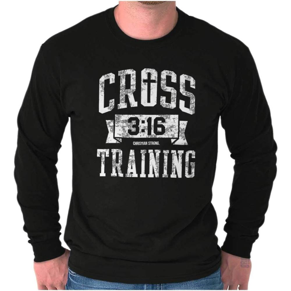 imageBrisco Brands Cross Training 316 Christian Long Sleeve Tshirt Men WomenBlack
