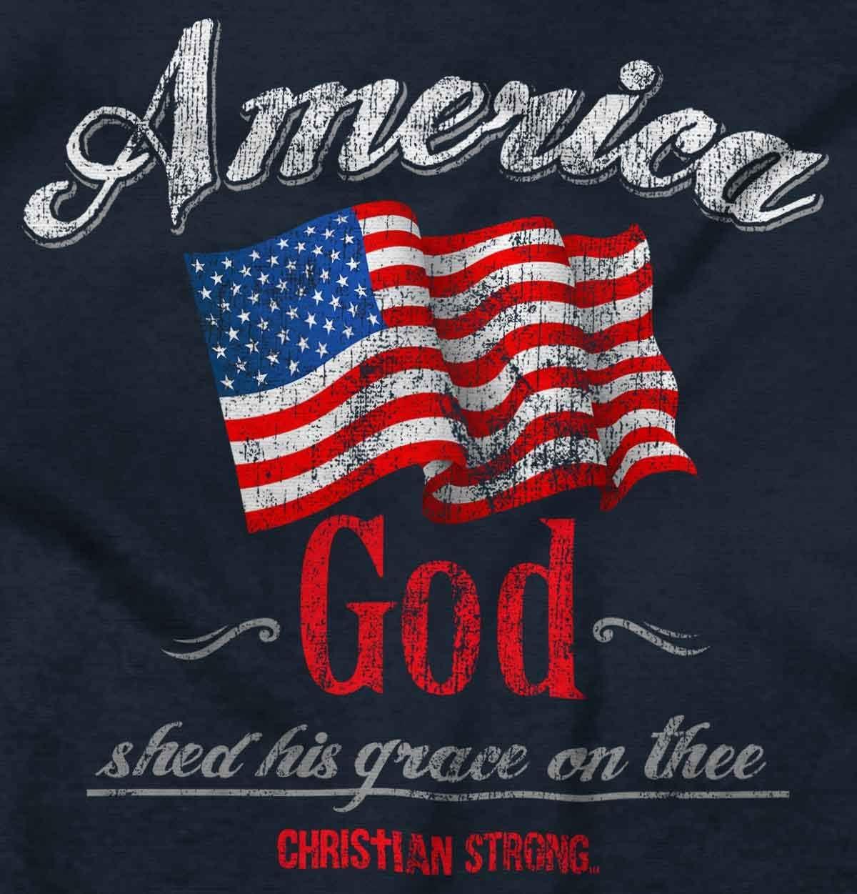 imageAmerica God Shed Grace On Thee Tank Top T Shirts Men WomenNavy