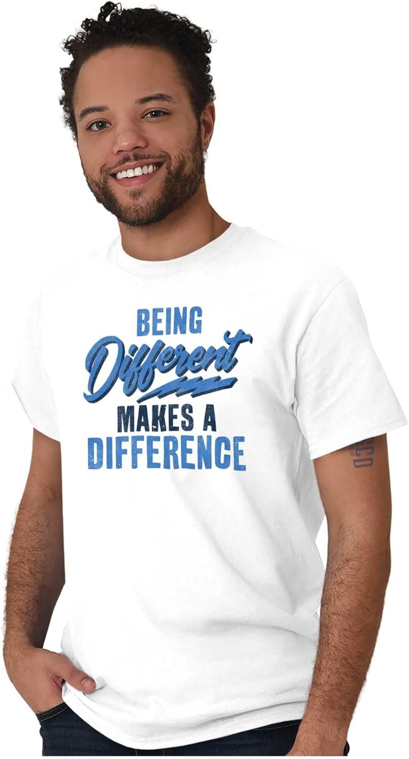 imageBrisco Brands Being Different Makes a Difference Graphic T Shirt Men or WomenWhite