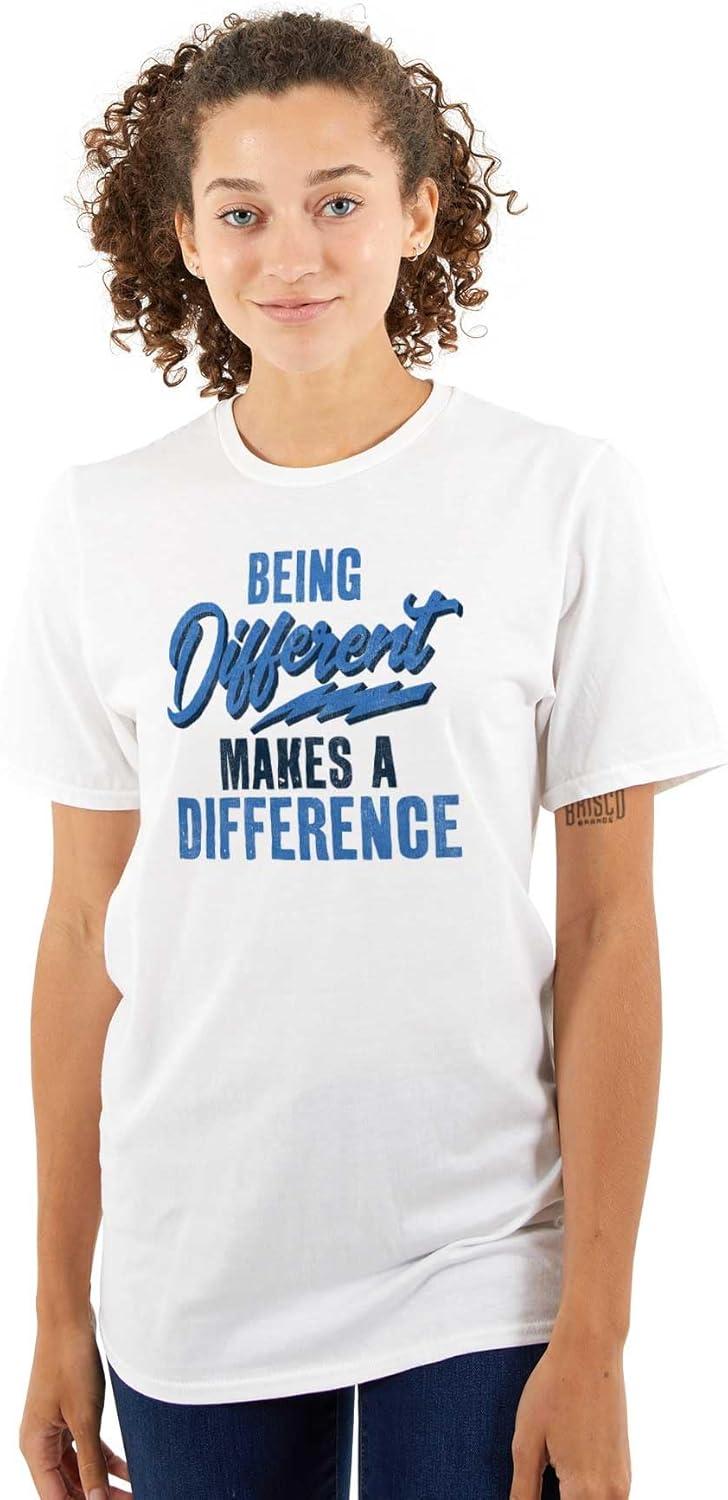 imageBrisco Brands Being Different Makes a Difference Graphic T Shirt Men or WomenWhite