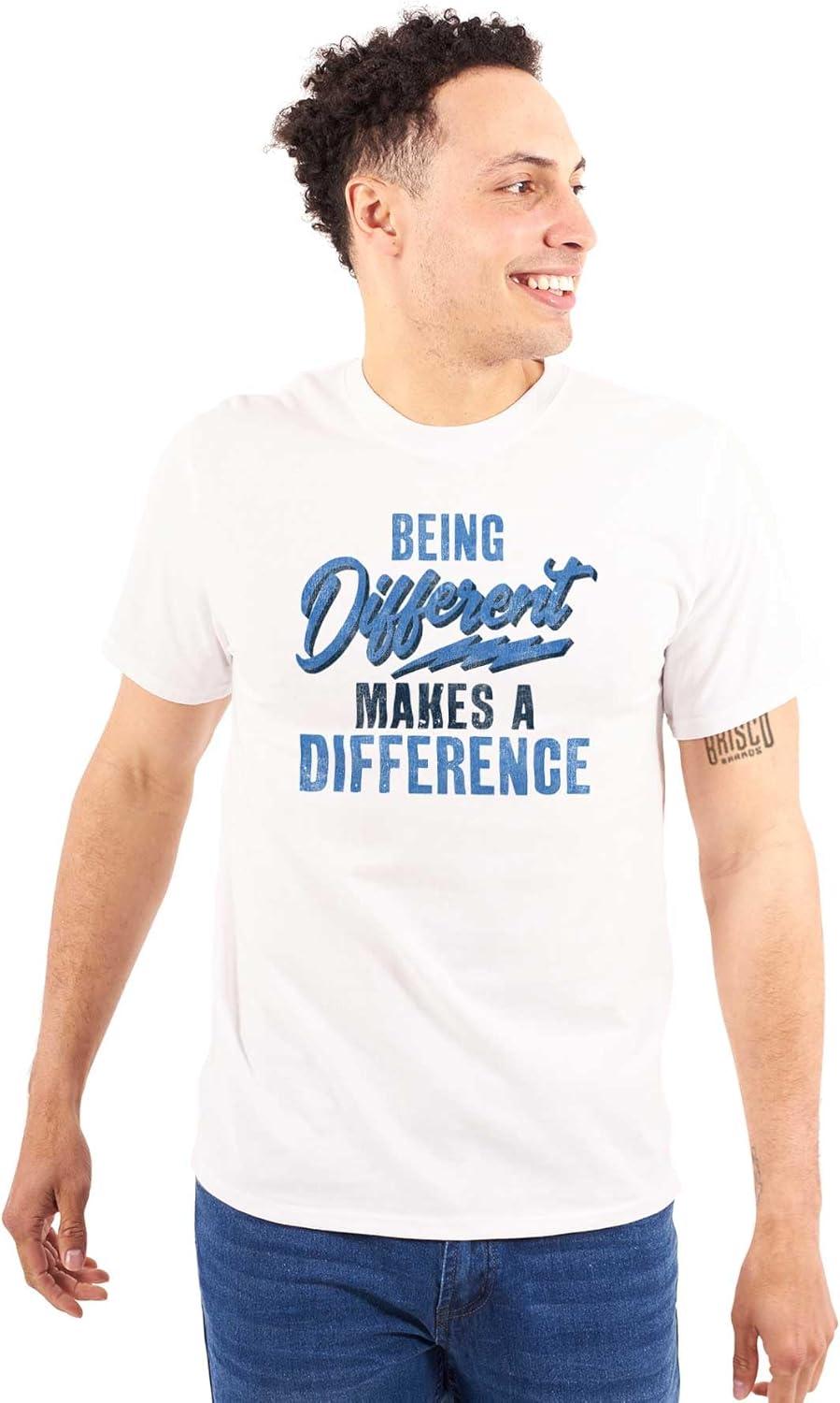 imageBrisco Brands Being Different Makes a Difference Graphic T Shirt Men or WomenWhite