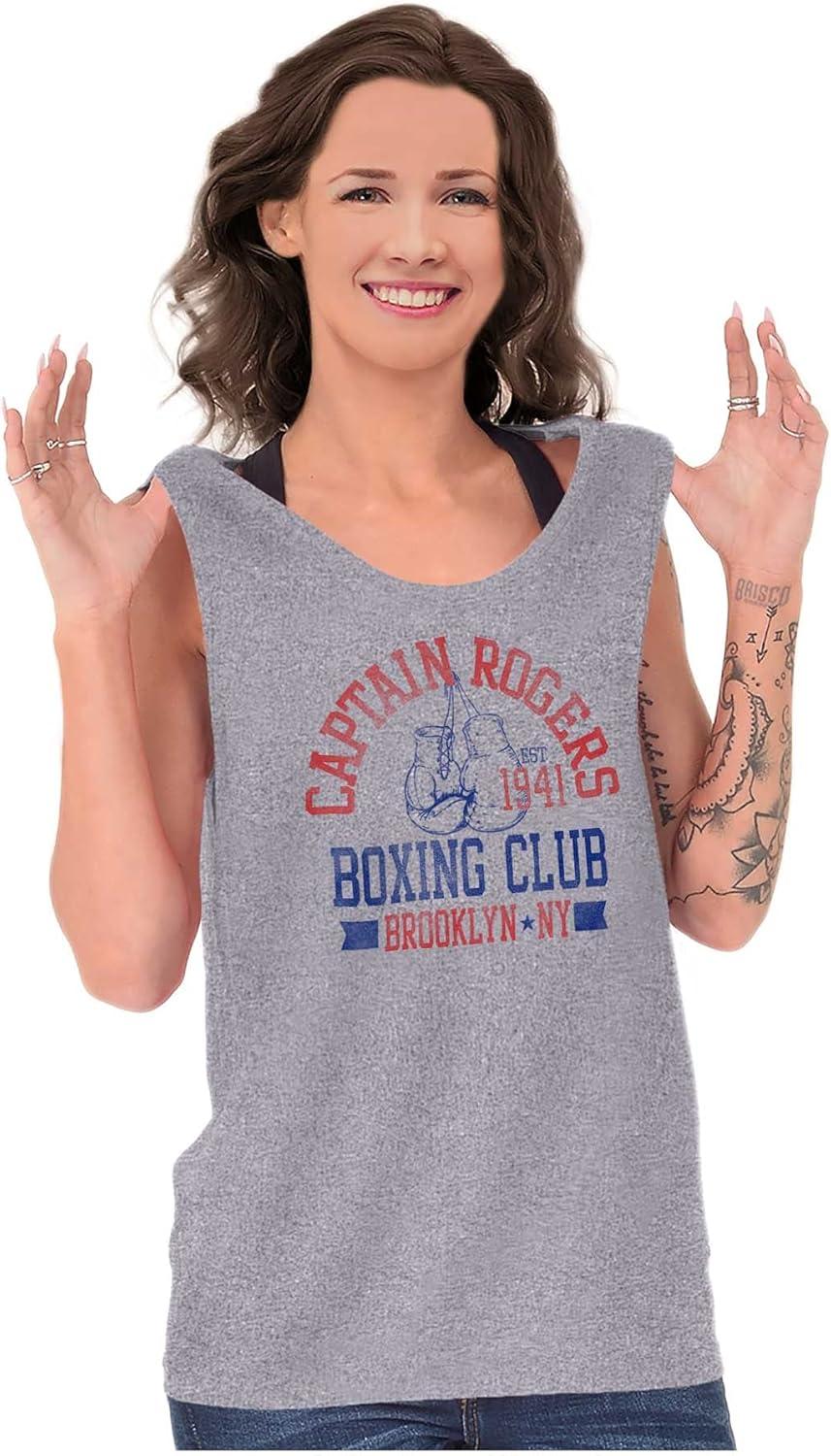 imageBrisco Brands Captain Rogers 1941 Boxing Club NY Tank Top T Shirts Men WomenWhite