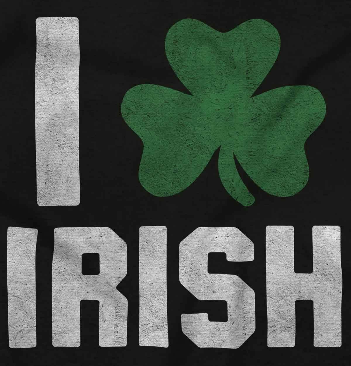 imageBrisco Brands St Patricks Day Irish Pride Shamrock Hoodie Sweatshirt Women MenBlack