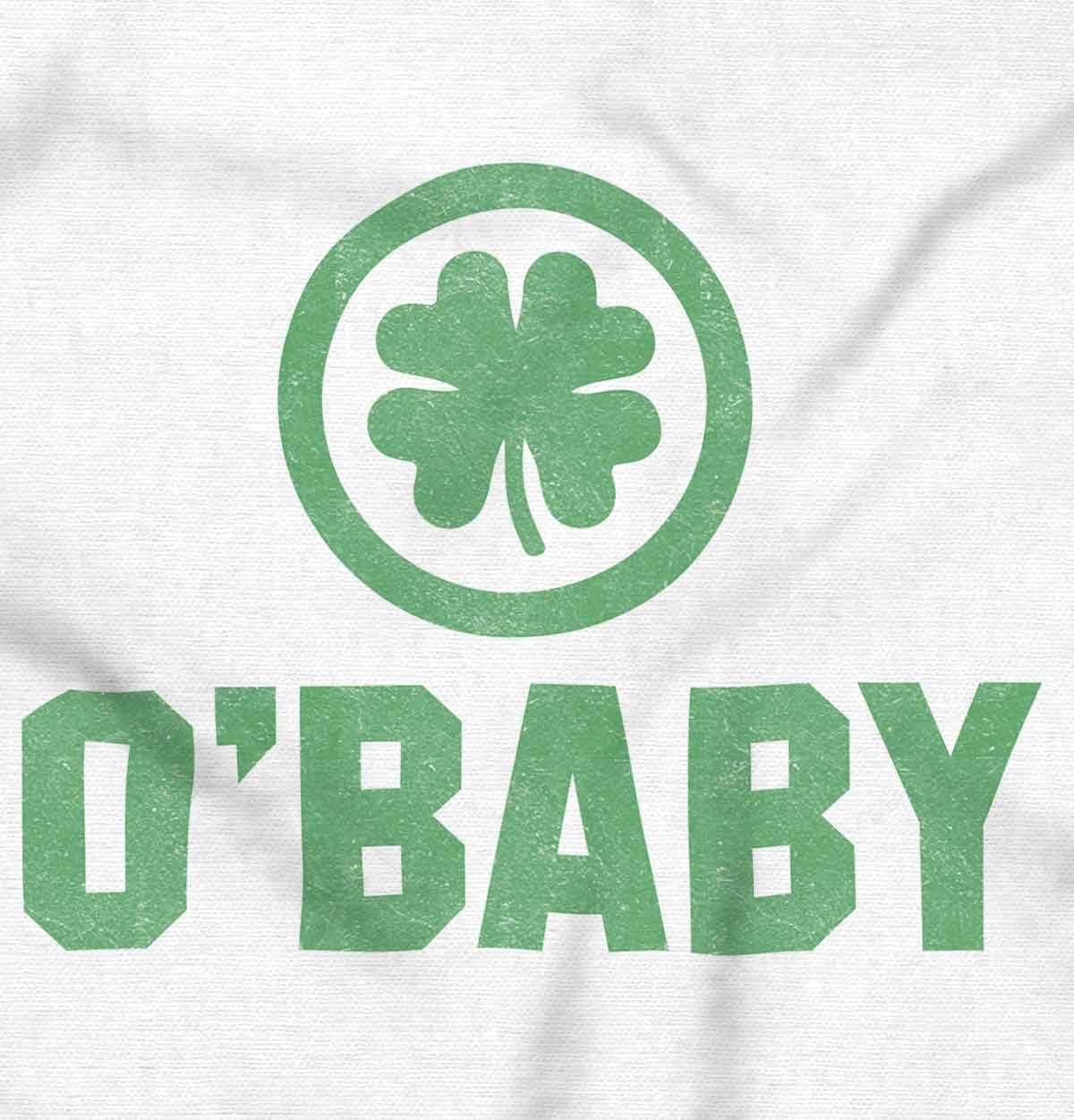 imageBrisco Brands St Patricks Day O Baby Shamrock Hoodie Sweatshirt Women MenWhite