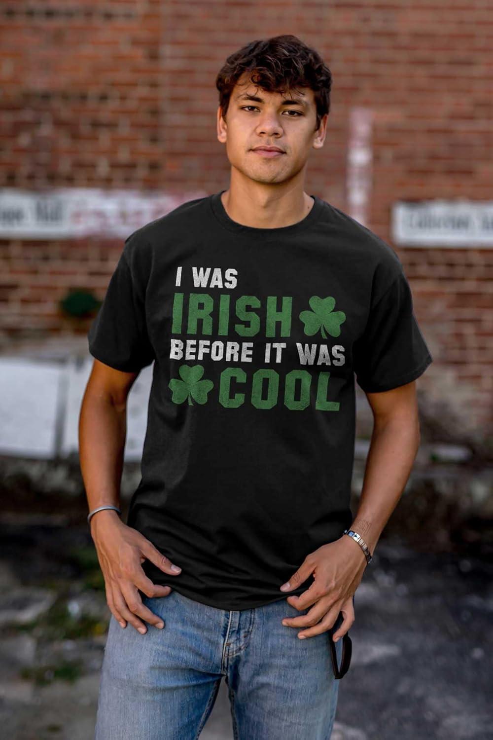imageSt Paddy Irish Before It was Cool Graphic T Shirt Men or WomenBlack
