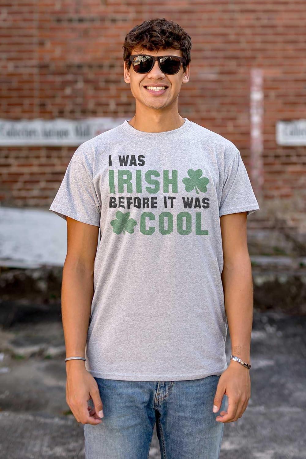 imageSt Paddy Irish Before It was Cool Graphic T Shirt Men or WomenSport Grey