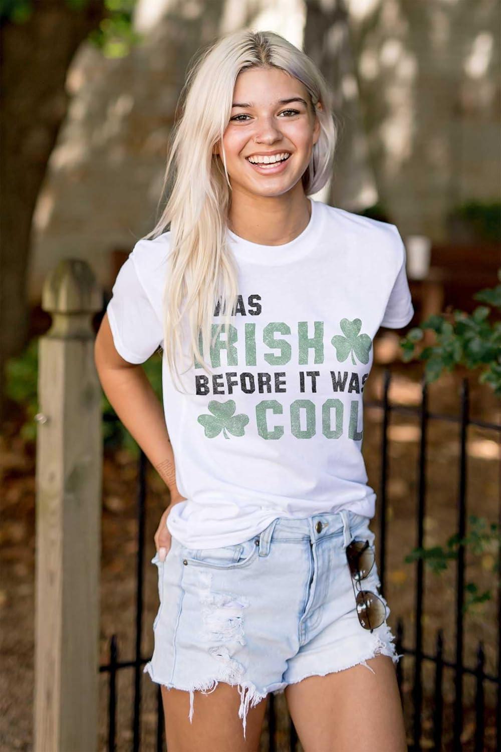 imageSt Paddy Irish Before It was Cool Graphic T Shirt Men or WomenWhite
