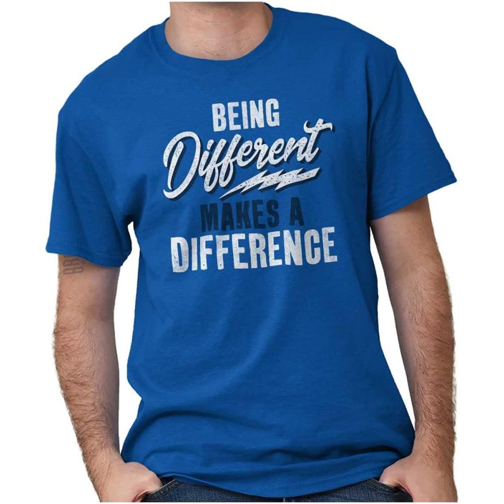 imageBrisco Brands Being Different Makes a Difference Graphic T Shirt Men or WomenRoyal